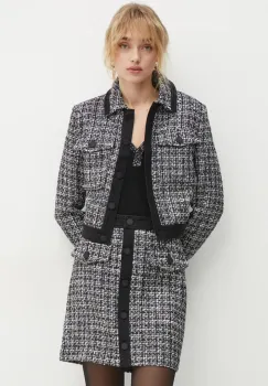 Morgan sacou VRODA culoarea negru, un singur rand de nasturi, modelator, VRODA imagine