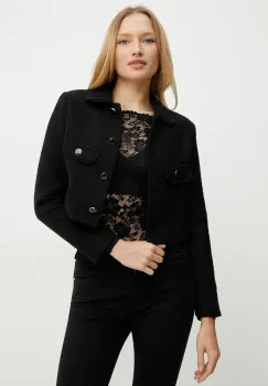 Morgan sacou VROXA culoarea negru, un singur rand de nasturi, uni, VROXA imagine