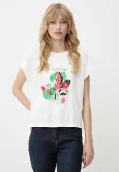 Morgan tricou culoarea alb, DPARADI imagine