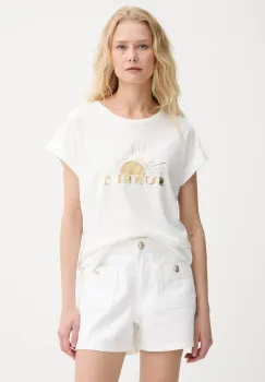 Morgan tricou culoarea alb, DSUNSET imagine