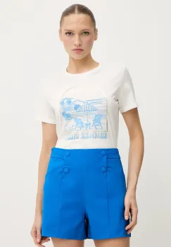 Morgan tricou culoarea alb, DVIBES imagine