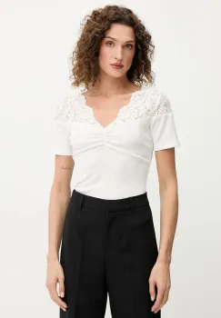 Morgan tricou culoarea bej, DELINE imagine