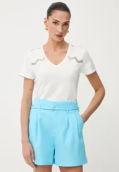 Morgan tricou culoarea bej, DETO imagine