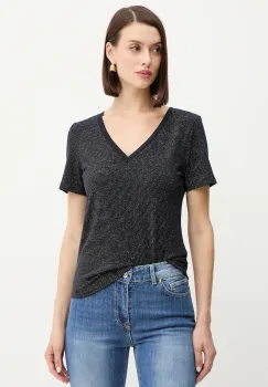 Morgan tricou culoarea bleumarin, DOLLY imagine