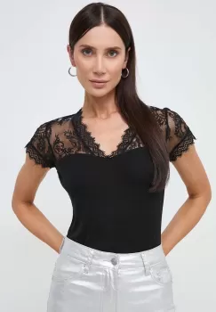 Morgan tricou culoarea negru imagine