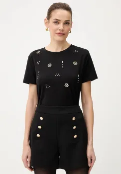 Morgan tricou culoarea negru, DGAME imagine