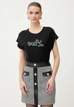 Morgan tricou culoarea negru, DTOWN imagine