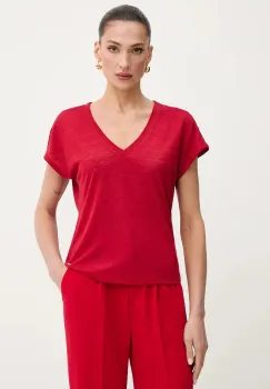 Morgan tricou culoarea rosu, DSAFIR imagine