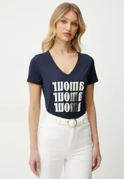 Morgan tricou DAMOUR femei, culoarea alb, DAMOUR imagine