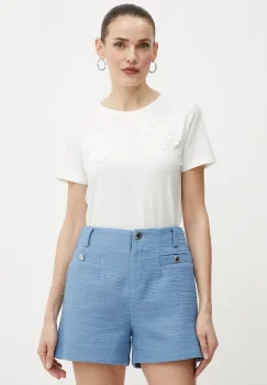 Morgan tricou DFLEUR culoarea alb, DFLEUR imagine