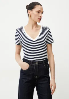 Morgan tricou DINA femei, culoarea albastru marin, DINA imagine
