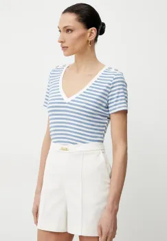 Morgan tricou DINA femei, culoarea violet, DINA imagine