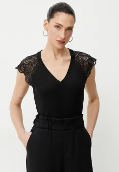Morgan tricou DMEG femei, culoarea negru, DMEG imagine
