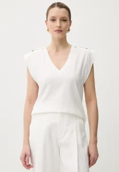 Morgan tricou DNAUTI femei, culoarea alb, DNAUTI imagine