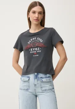 Morgan tricou DPOWER femei, culoarea gri, DPOWER imagine