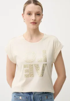 Morgan tricou DSILVI femei, culoarea bej, DSILVI imagine