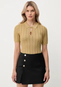 Morgan tricou polo culoarea verde, MCABI imagine