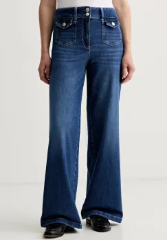 Mos Mosh blugi wide leg pentru femei Colette imagine