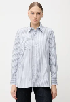 Mos Mosh camasa din bumbac ELINDA cu guler clasic, regular, 174340 imagine