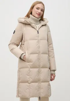 Mos Mosh geaca de puf femei, culoarea gri, de iarna imagine