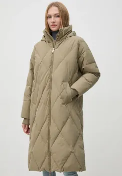 Mos Mosh geaca de puf femei, culoarea verde, de iarna, oversize, 164340 imagine