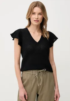 Mos Mosh pulover de bumbac femei, culoarea negru, light, 168800 imagine