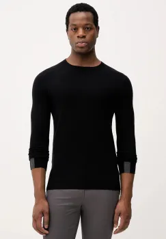 Mos Mosh pulover de lana ADAM culoarea negru, light, 503341 imagine