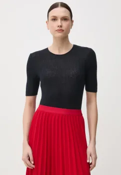 Mos Mosh pulover de lana femei, culoarea albastru marin, light, 168090 imagine