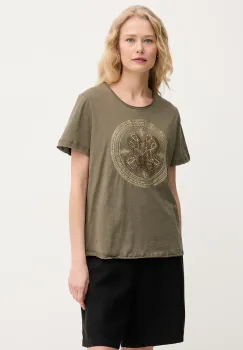 Mos Mosh tricou din bumbac culoarea verde, 168100 imagine