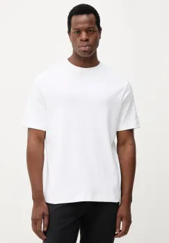 Mos Mosh tricou din bumbac DARREN culoarea alb, uni, 508280 imagine