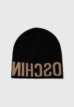 Moschino caciula de lana culoarea bej, din tesatura unia, M2997 65165 imagine