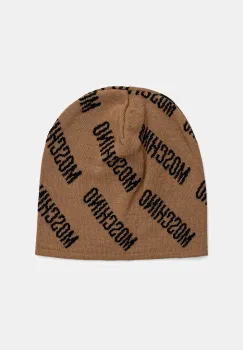 Moschino caciula de lana culoarea maro, M5859 60112 imagine