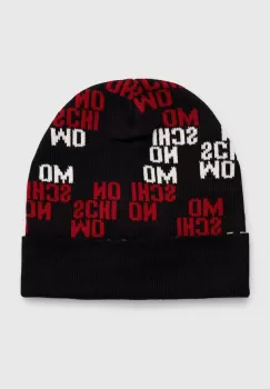 Moschino caciula de lana culoarea negru, de lana imagine