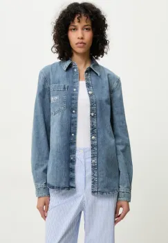 Moschino Jeans camasa din bumbac femei, cu guler clasic, relaxed, 0204 3721 imagine