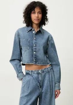 Moschino Jeans camasa din bumbac femei, cu guler clasic, relaxed, 0222 3721 imagine