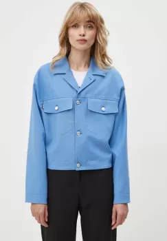 Moschino Jeans geaca din amestec de lana de tranzitie, 0506.8226 imagine