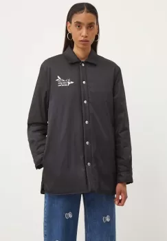 Moschino Jeans geaca femei, culoarea negru, de tranzitie, 0608.8217 imagine