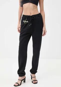 Moschino Jeans pantaloni de trening din bumbac culoarea negru, J0319 8732 imagine