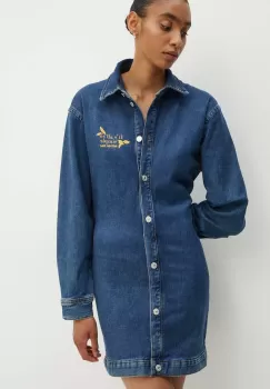 Moschino Jeans rochie jeans mini, oversize, 0404.8223 imagine