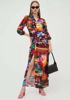 Moschino Jeans rochie maxi, drept imagine