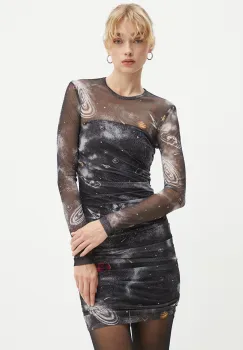 Moschino Jeans rochie mini, mulata, A0452 8739 imagine