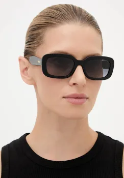 Moschino ochelari de soare culoarea negru, MOS199/S imagine