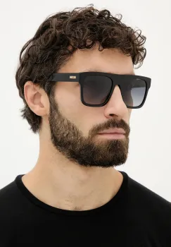 Moschino ochelari de soare culoarea negru, MOS201/S imagine