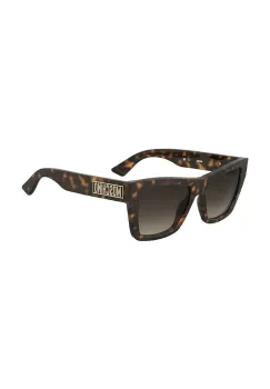 Moschino ochelari de soare femei, culoarea negru, MOS181/S imagine