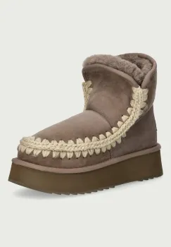 Mou  Platform Boot Suede cizme de zapada pentru femei din piele intoarsa imagine