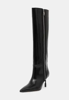 MSGM cizme femei, culoarea negru, cu toc cui, 3742MDS950 imagine