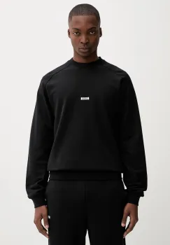 MSGM hanorac de bumbac culoarea alb, uni, 2000MM503.300000 imagine
