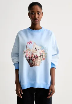 MSGM hanorac pentru femei din bumbac imagine