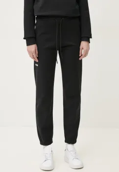 MSGM pantaloni de trening din bumbac culoarea negru, cu imprimeu, 2000MDP500.300000 imagine