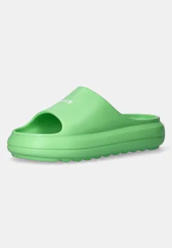 MSGM papuci femei, culoarea verde, cu platforma, 3841MDS206 imagine